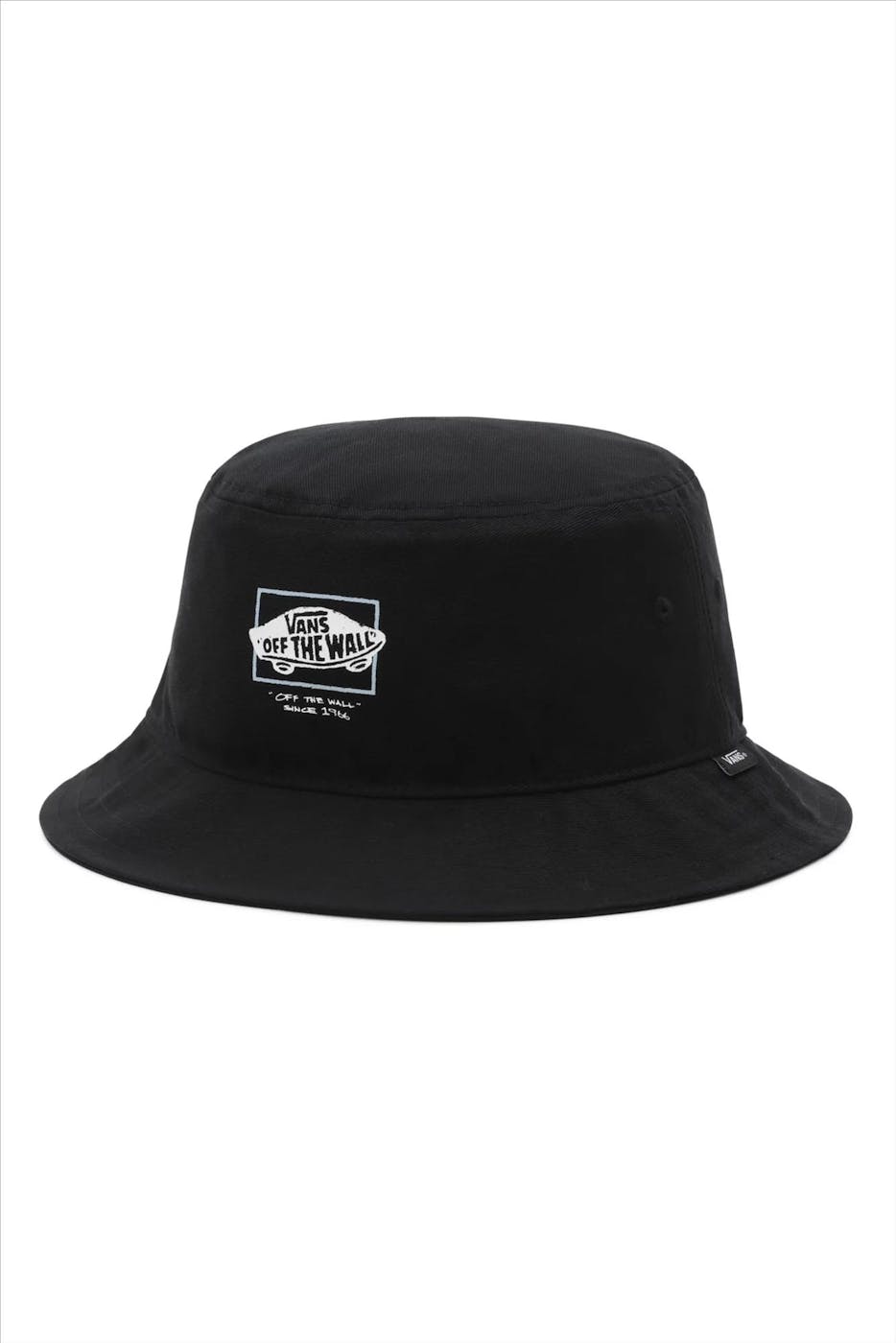 Vans  - Zwarte Logo Print bucket hat