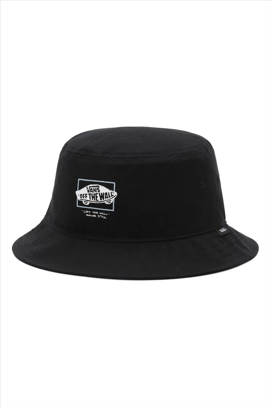 Vans - Zwarte Logo Print bucket hat