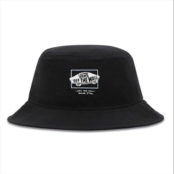 Vans - Zwarte Logo Print bucket hat