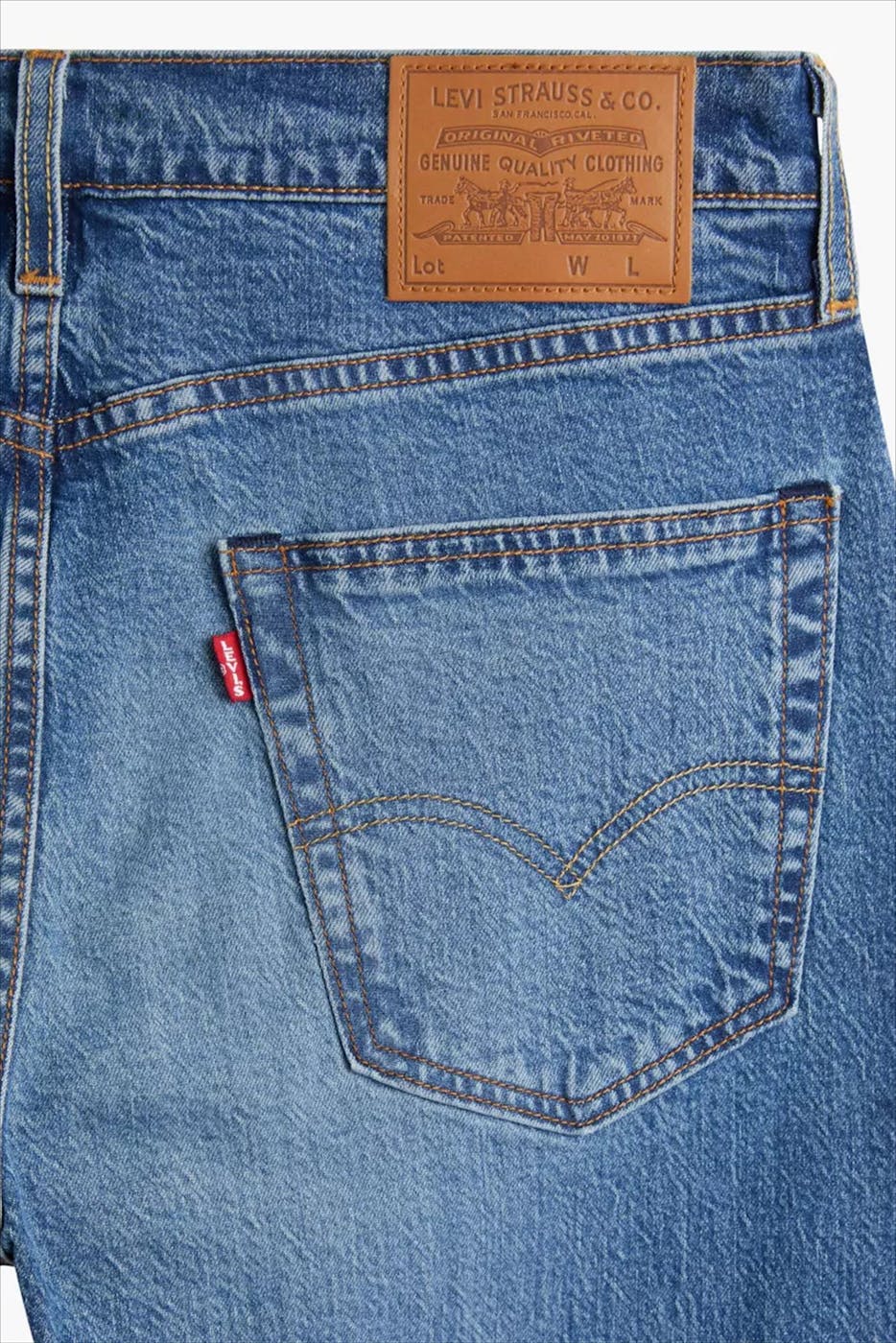 Levi's - Blauwe 502 Taper jeans