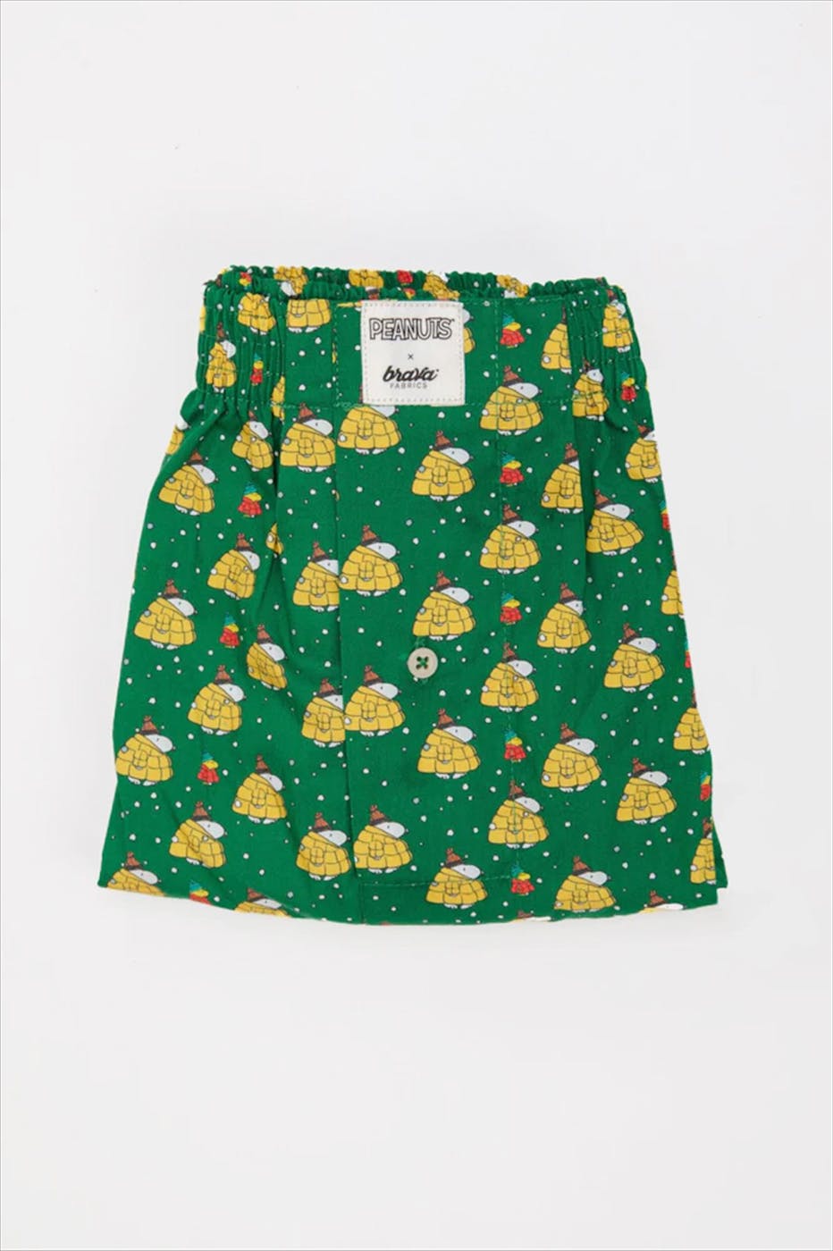 Brava - Groene Peanuts Snow boxershort