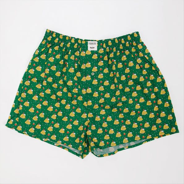 Brava - Groene Peanuts Snow boxershort