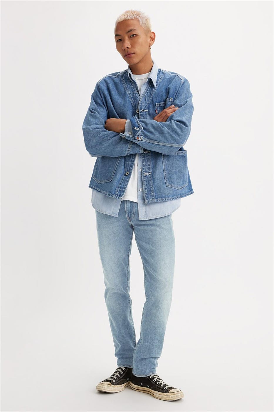 Levi's - Lichtblauwe 512 Slim Taper jeans