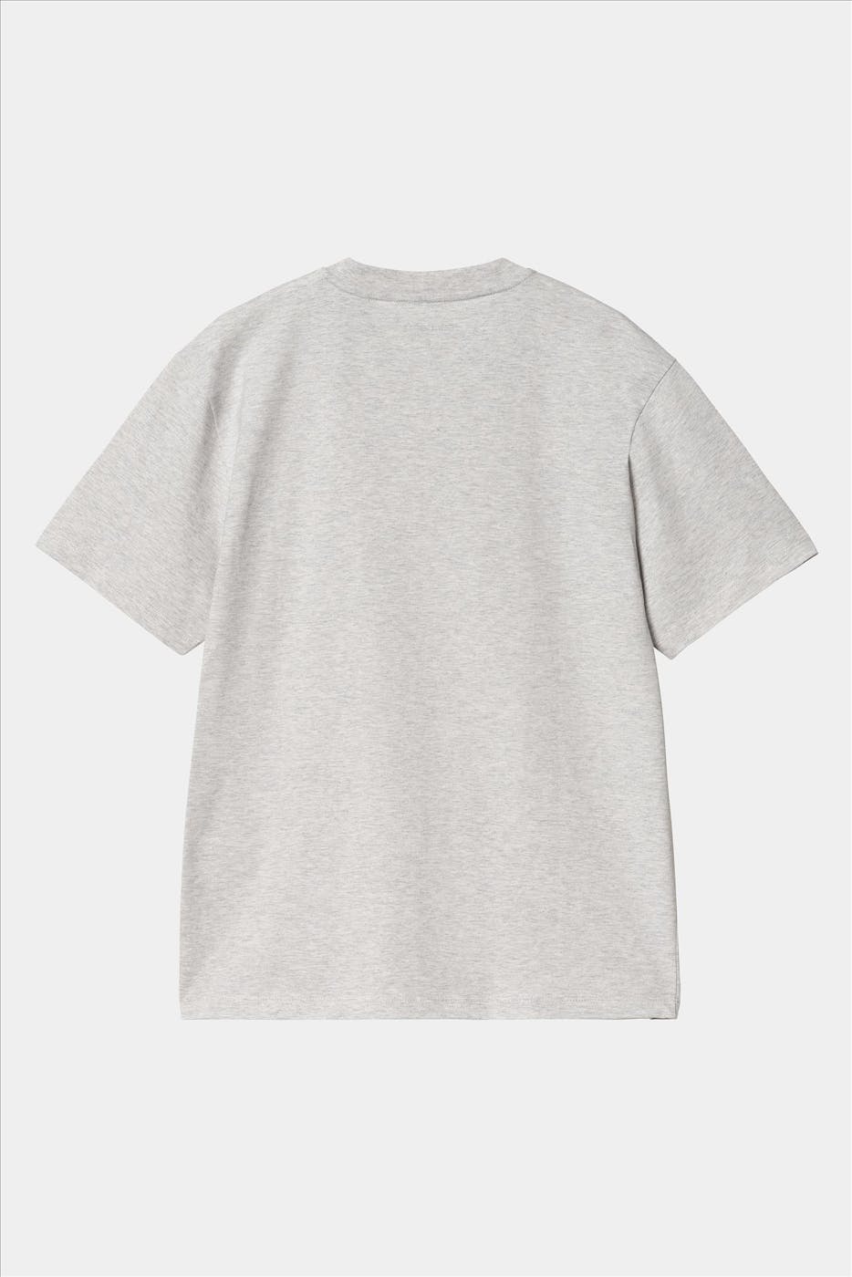 Carhartt WIP - Lichtgrijze Script Embroidery T-shirt