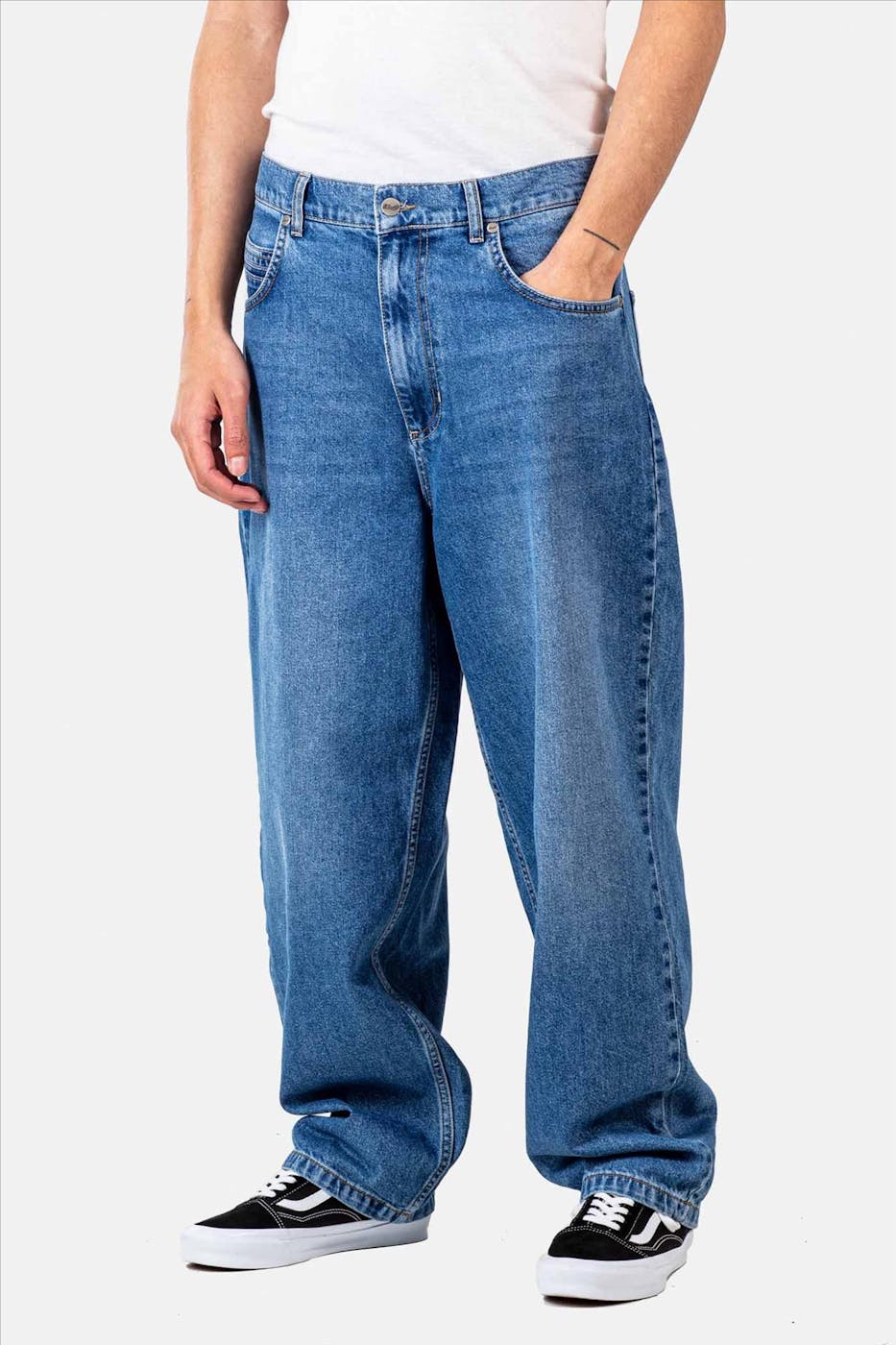 Reell - Lichtblauwe Baggy jeans