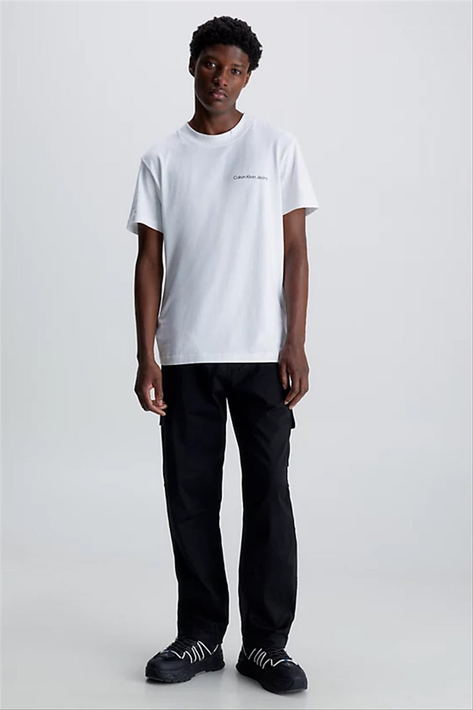 Calvin Klein Jeans - Witte Logo Tape T-shirt
