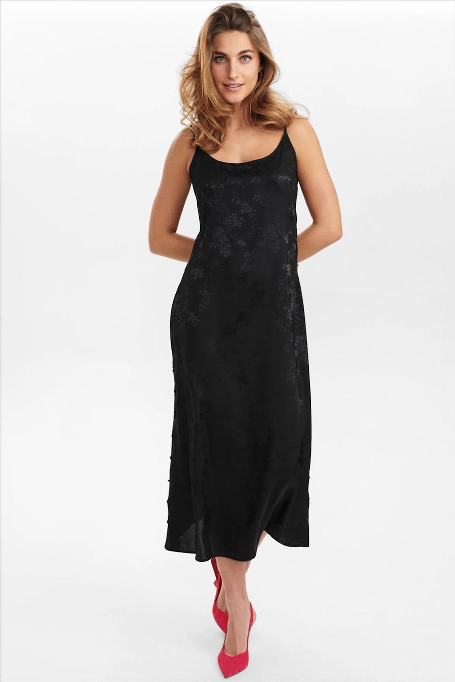 Nümph - Zwart Nukorinne kleed