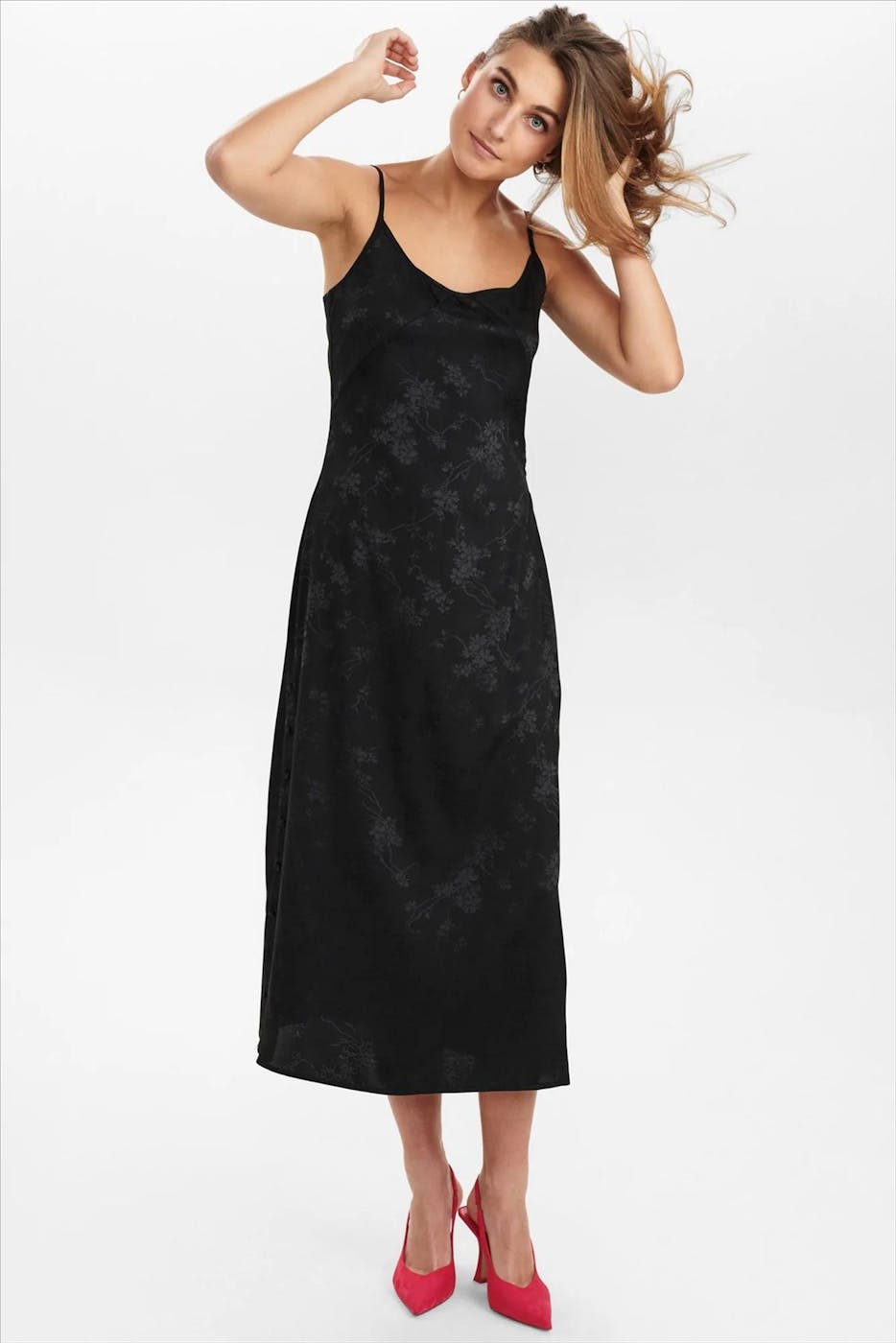 Nümph - Zwart Nukorinne kleed