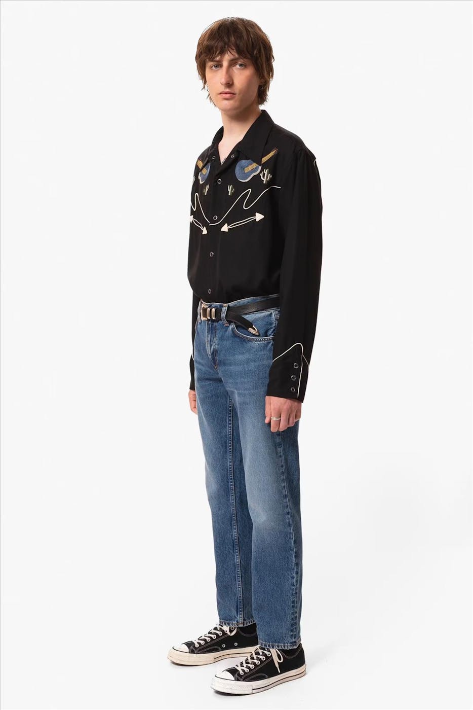 Nudie Jeans Co. - Daydream-blauwe Gritty Jackson jeans