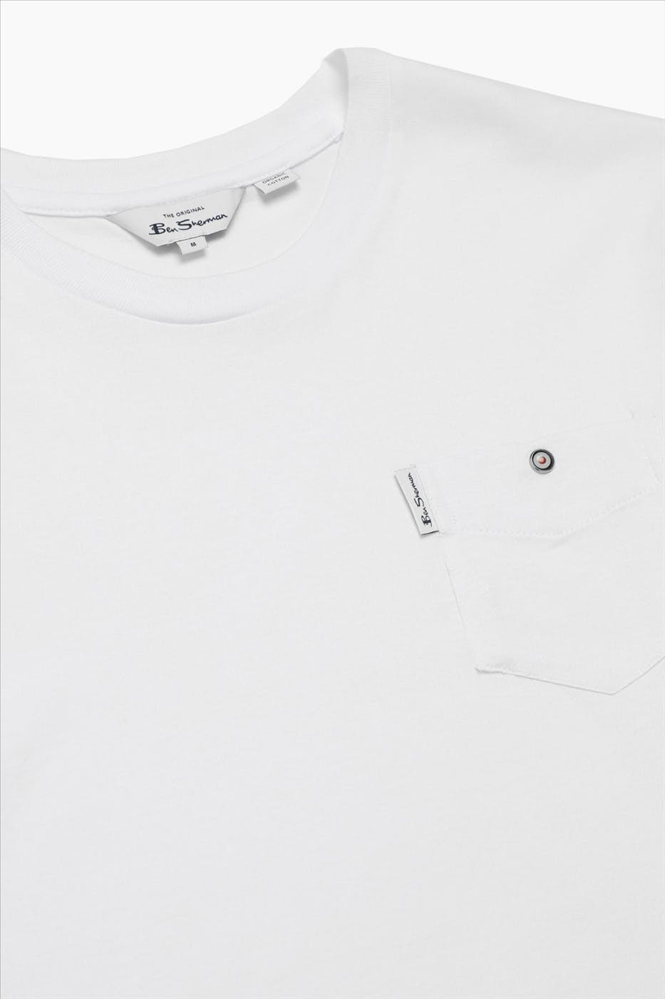 Ben Sherman - Witte Signature Pocket T-shirt
