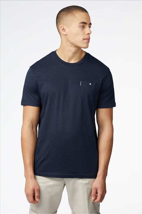 Ben Sherman - Donkerblauwe Pocket T-shirt