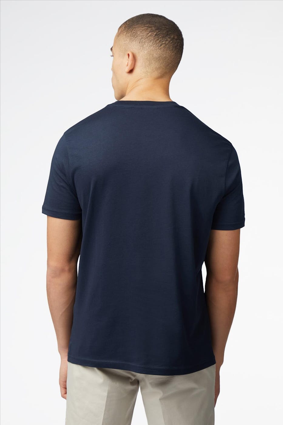 Ben Sherman - Donkerblauwe Pocket T-shirt