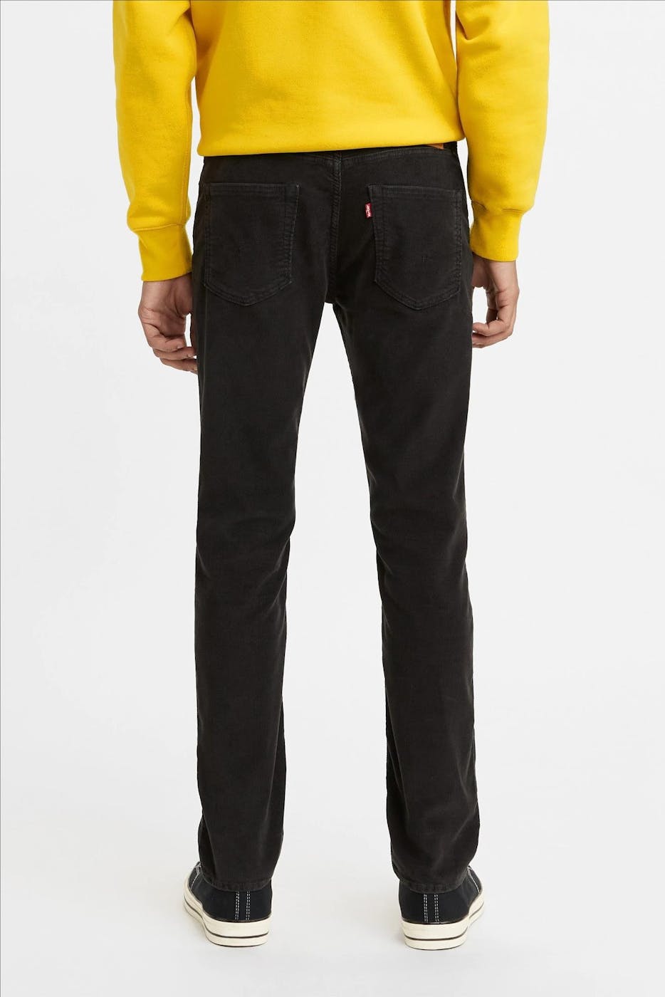 Levi's - Zwarte 511 ribfluwelen slim fit 5-pocket