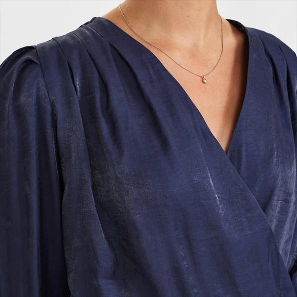 Nümph - Donkerblauwe Editte Body blouse
