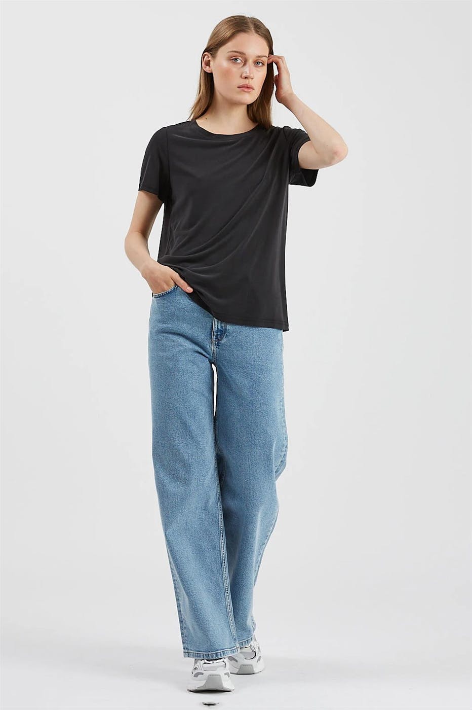 Minimum - Zwarte Rynah T-shirt