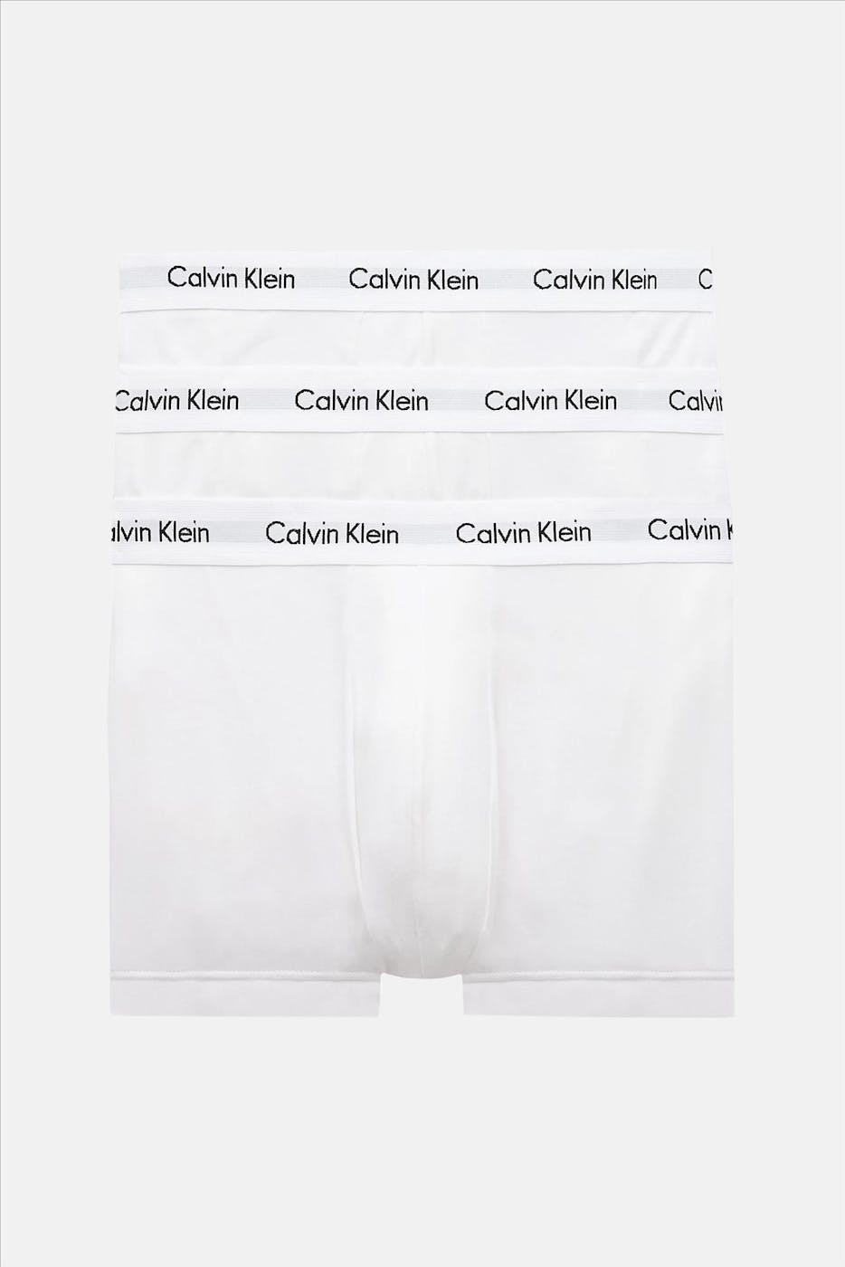 Calvin Klein Underwear - Witte 3-pack Trunk boxershorts