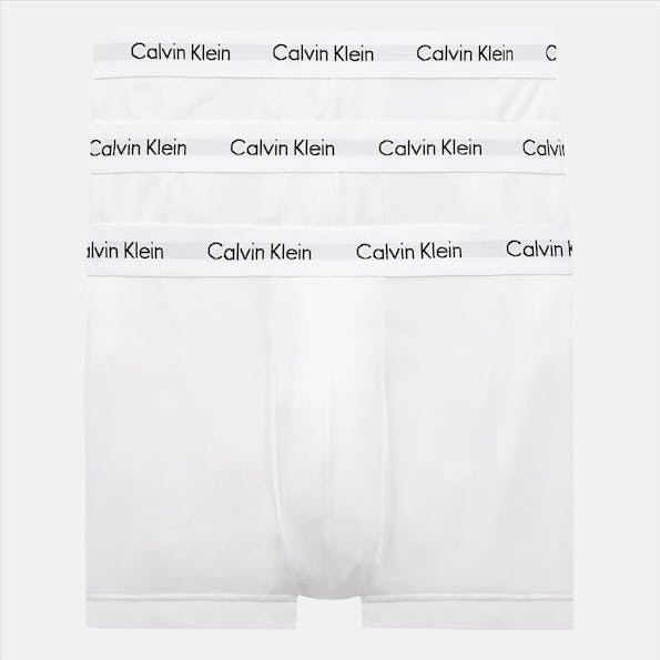 Calvin Klein Underwear - Witte 3-pack Trunk boxershorts