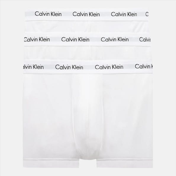 Calvin Klein Underwear - Witte 3-pack Trunk boxershorts