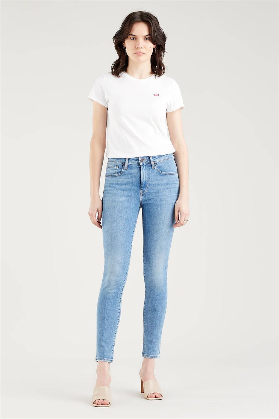 Levi's - Blauwe 721 High Rise skinny jeans