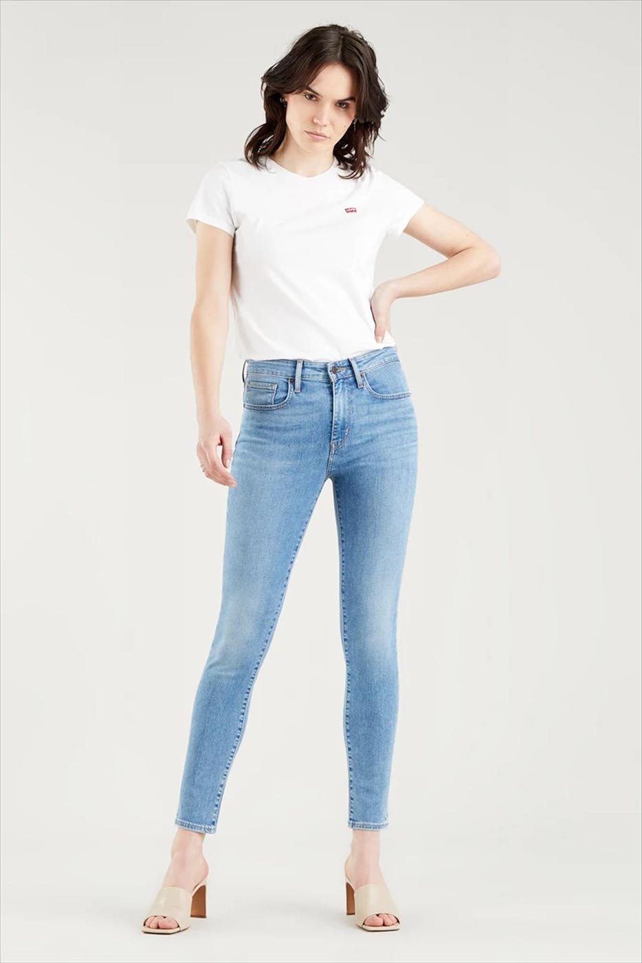 Levi's - Blauwe 721 High Rise skinny jeans