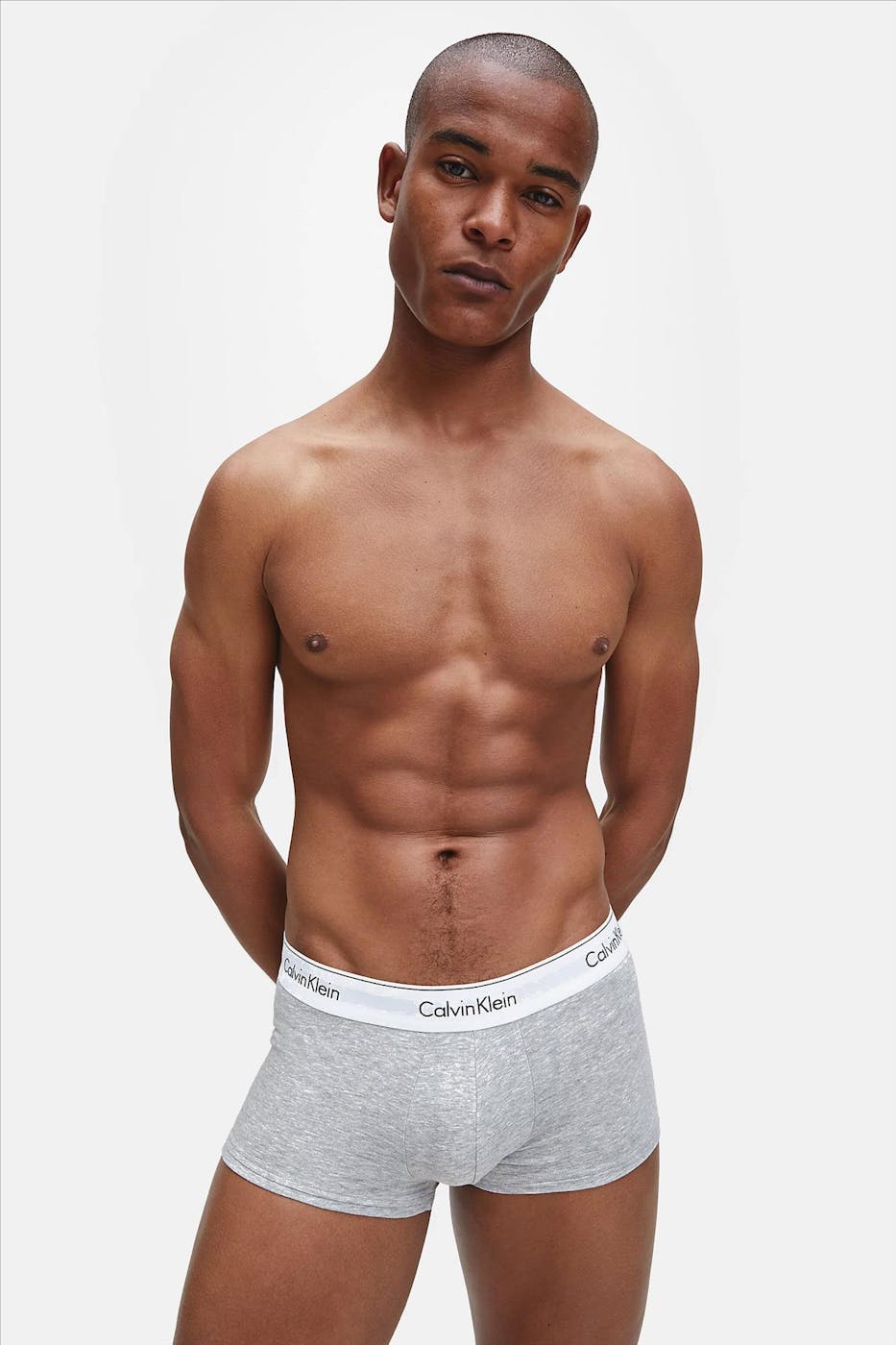 Calvin Klein Underwear - Wit-grijs-zwarte 3-pack Trunk boxershorts