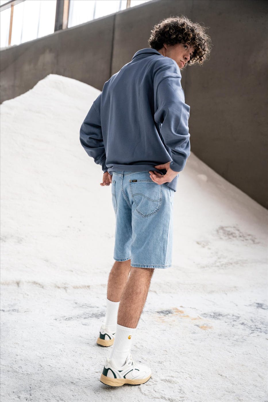 Lee - Lichtblauwe Asher jeansshort