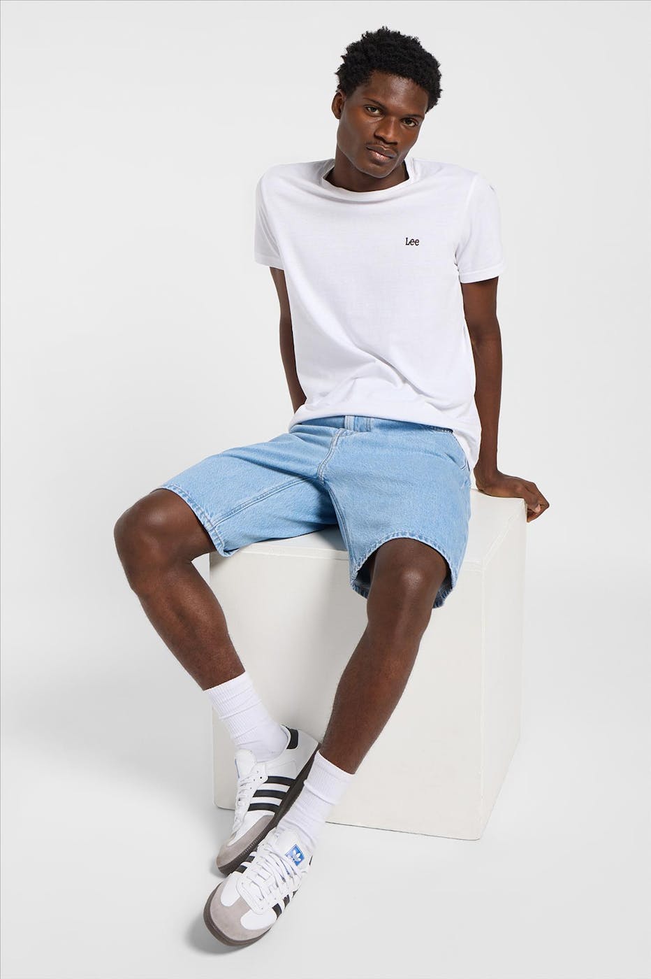 Lee - Lichtblauwe Asher jeansshort