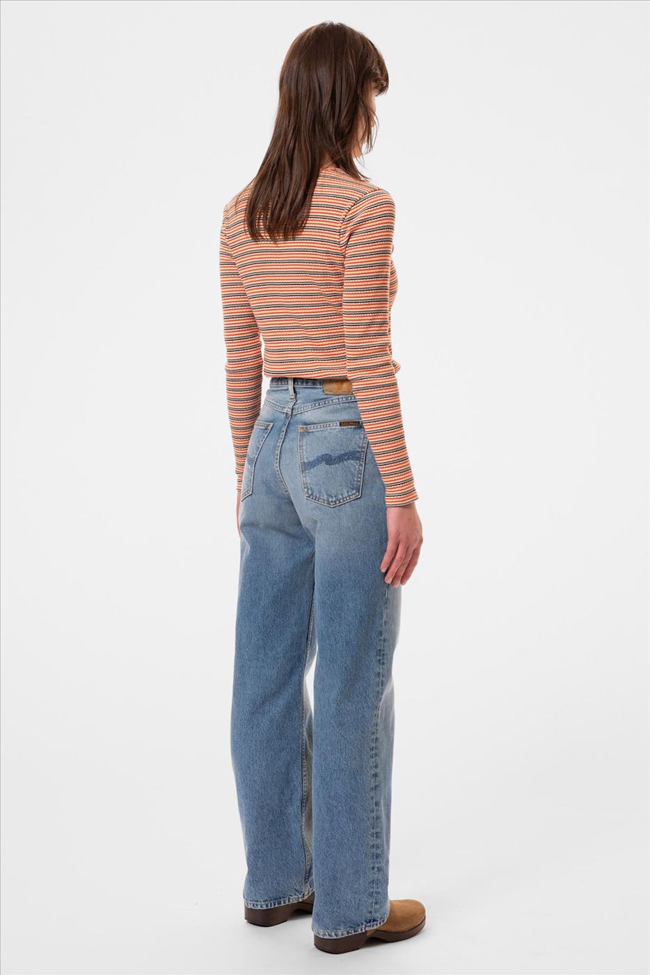 Nudie Jeans Co. - Blauwe Clean Eileen jeans