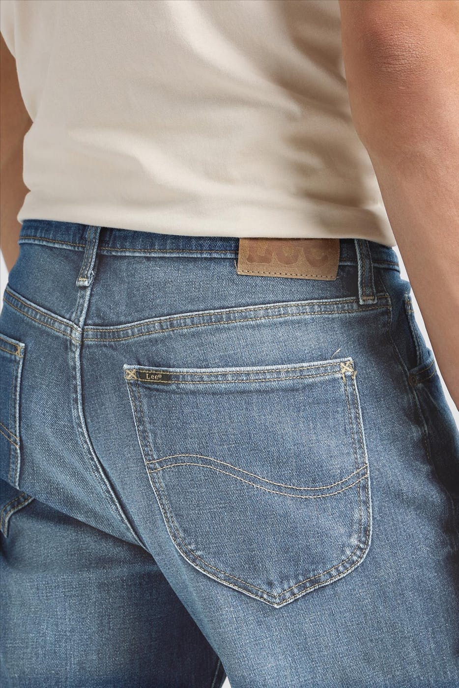 Lee - Middenblauwe West Relaxed jeans