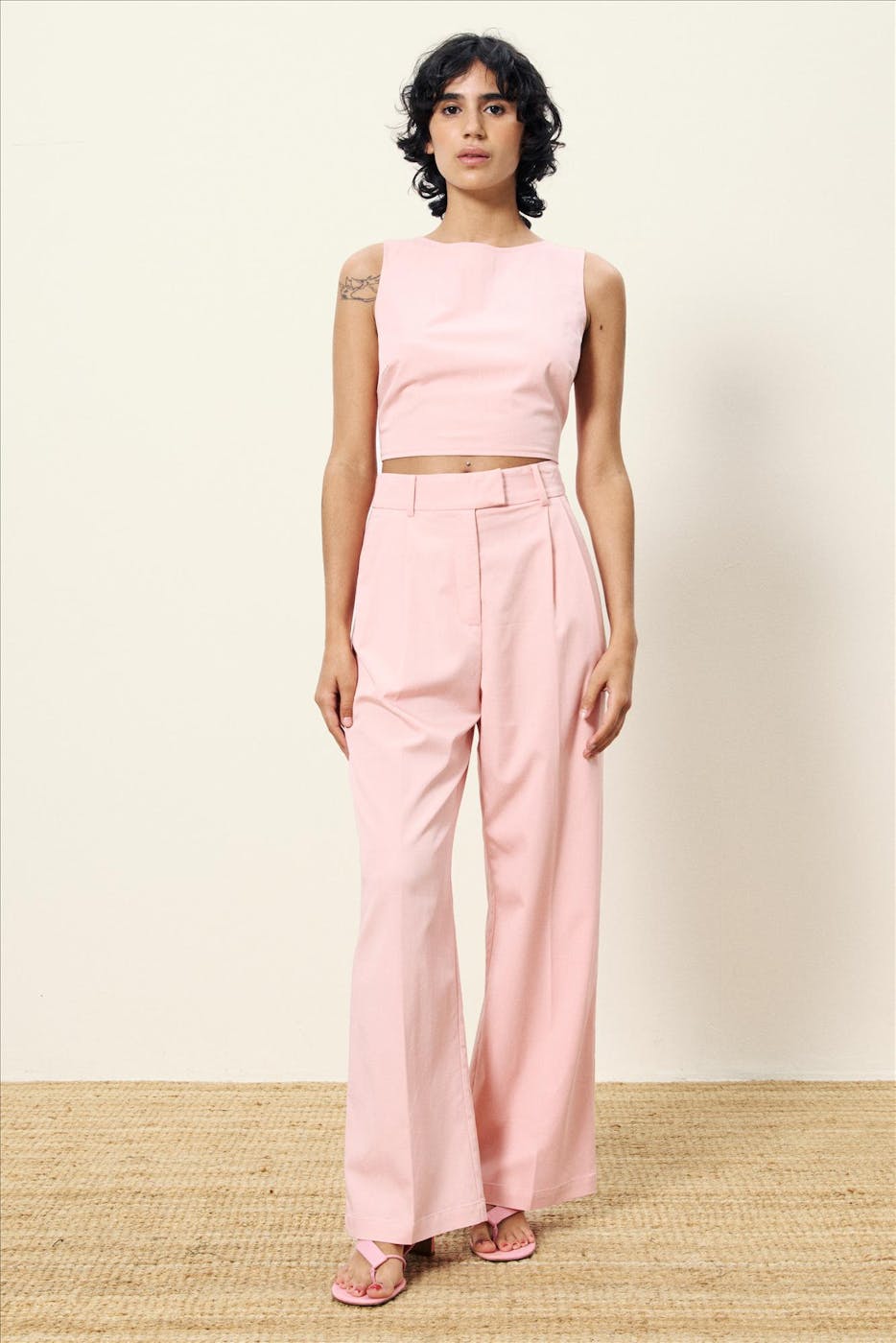 FRNCH - Roze Adassa broek