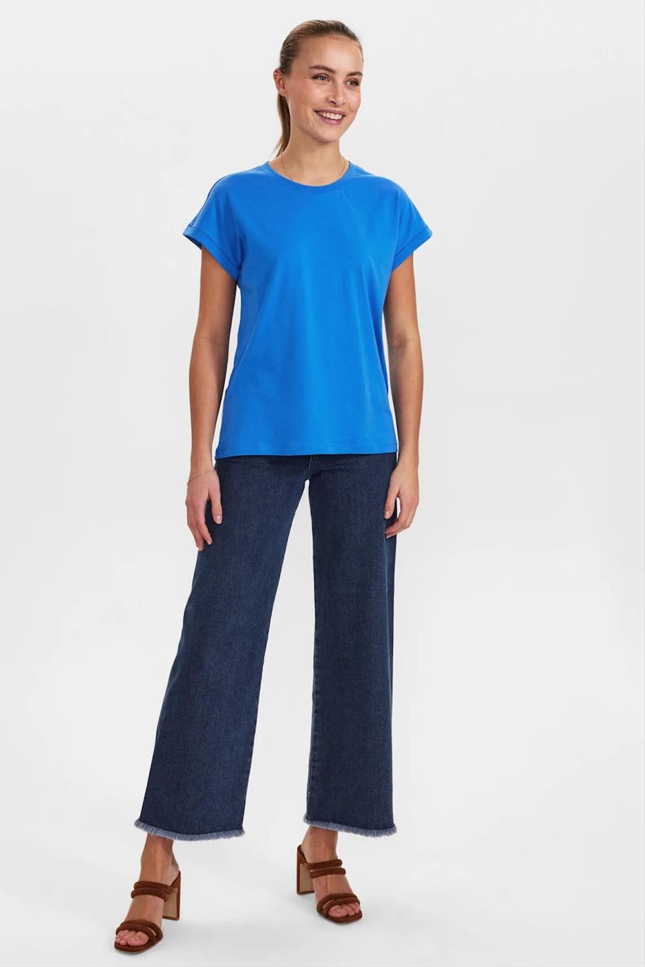 Nümph - Blauwe Beverly T-shirt