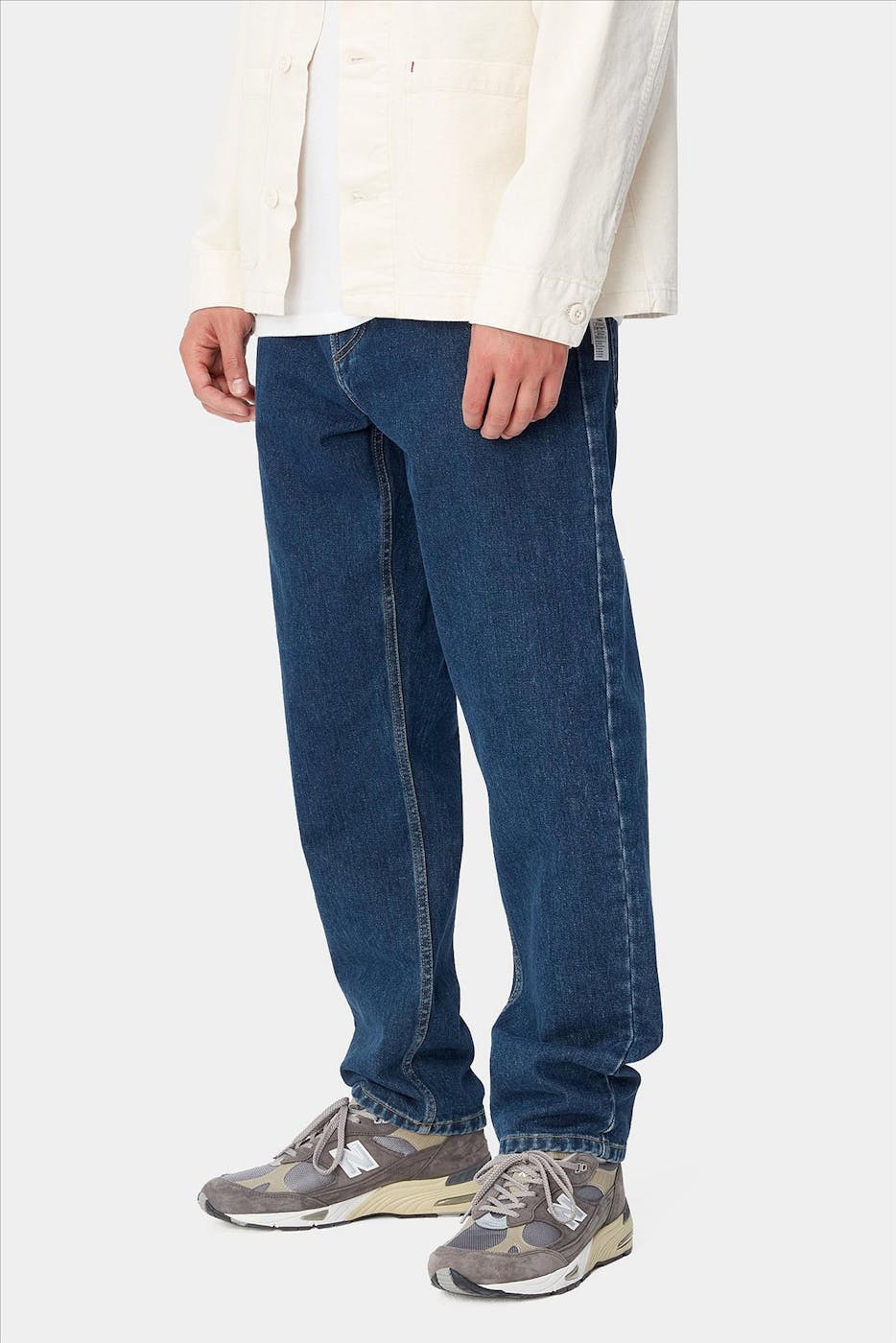 Carhartt WIP - Donkerblauwe Newel tapered jeans