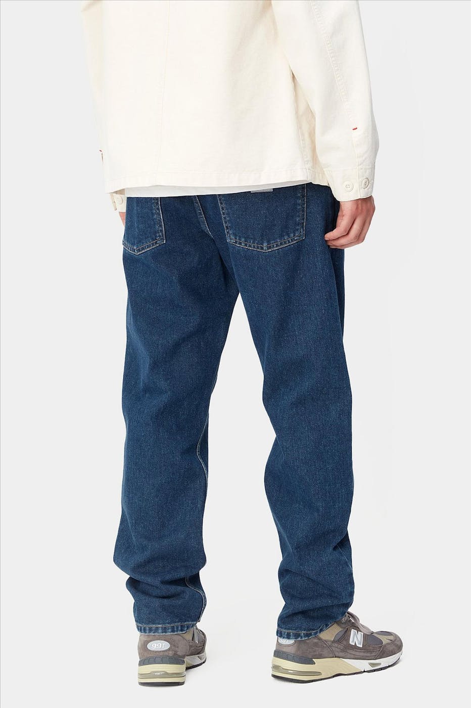 Carhartt WIP - Donkerblauwe Newel tapered jeans