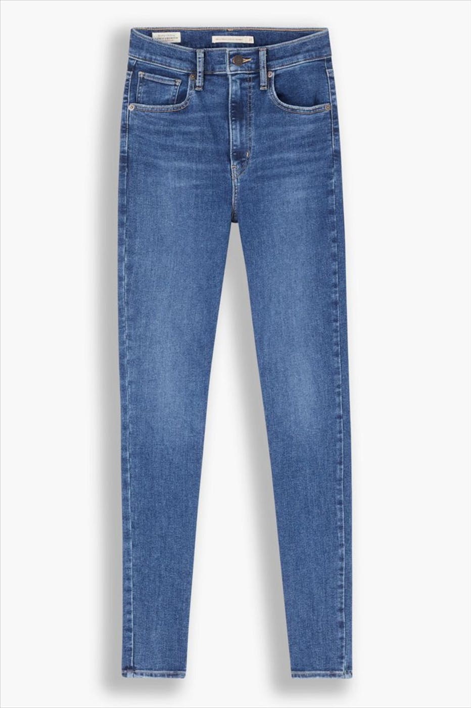 Levi's - Blauwe Mile High Super Skinny met hoge taille