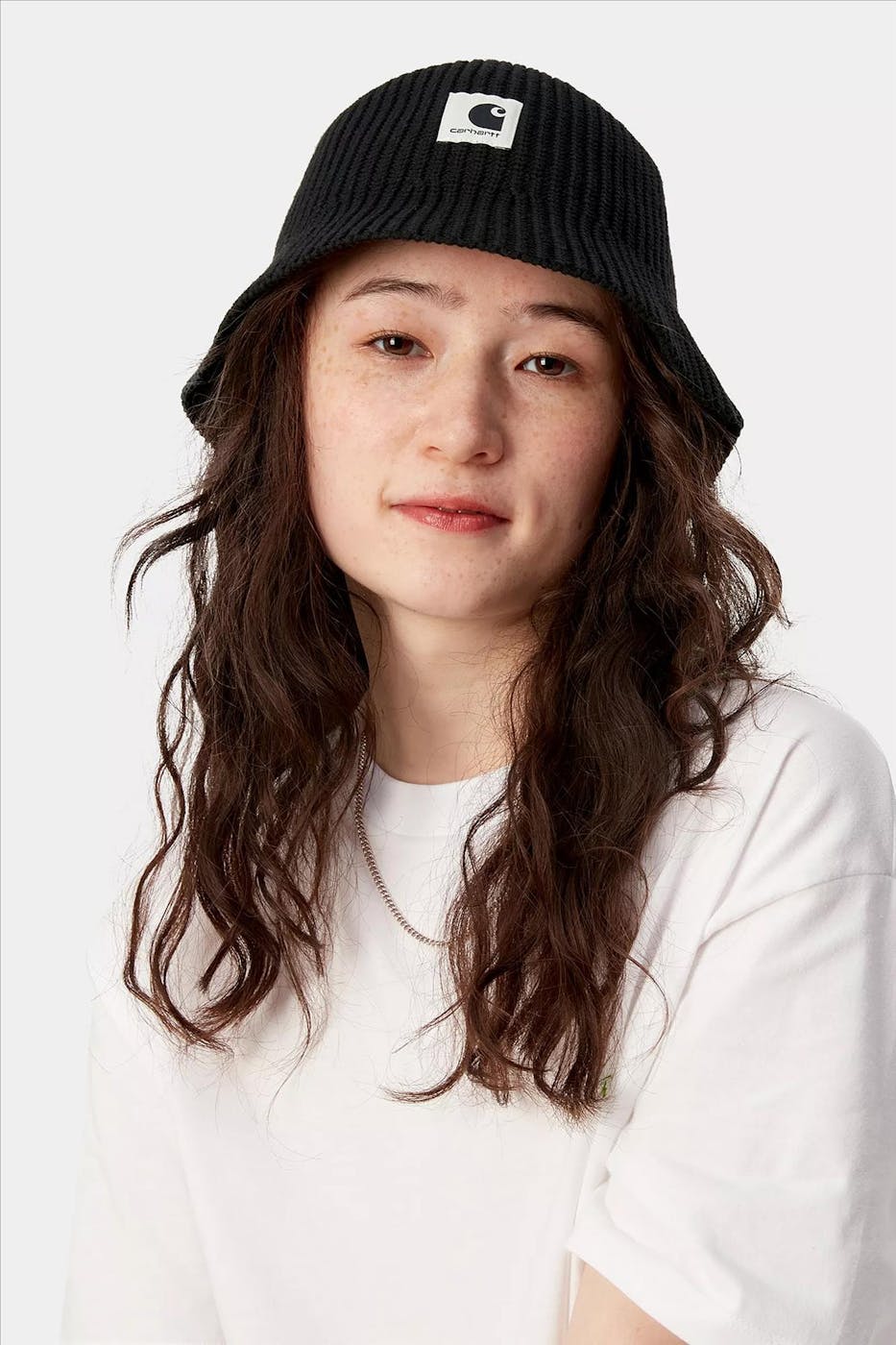 Carhartt WIP - Zwart Gehaakte Paloma bucket hat