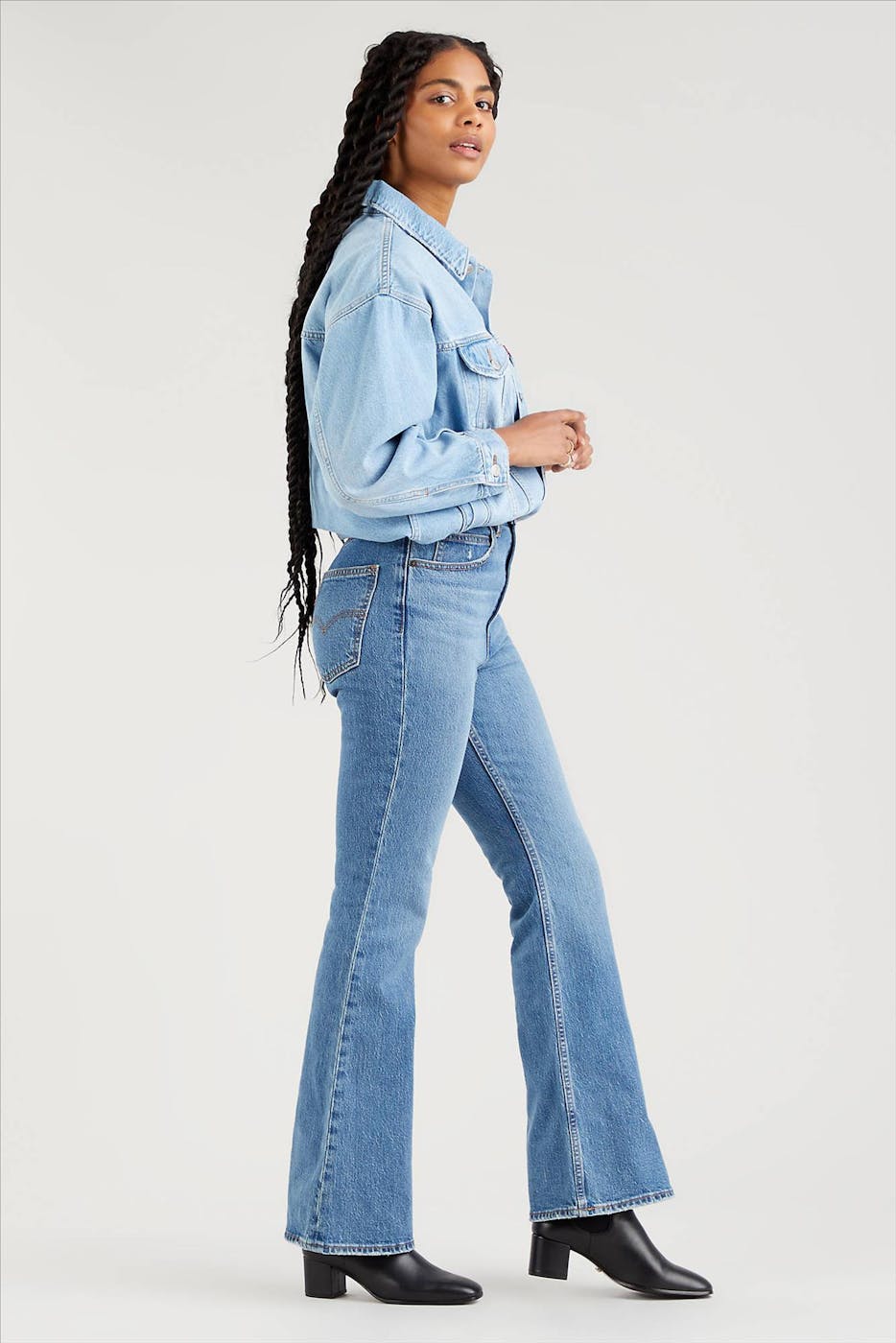 Levi's - Blauwe 70s High Flare jeans