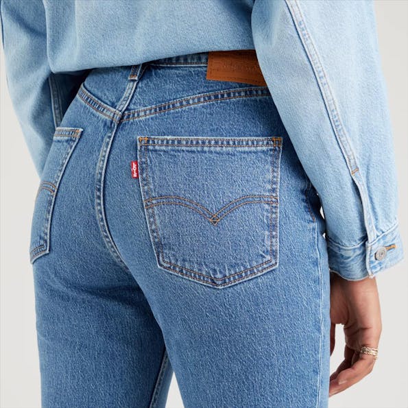 Levi's - Blauwe 70s High Flare jeans
