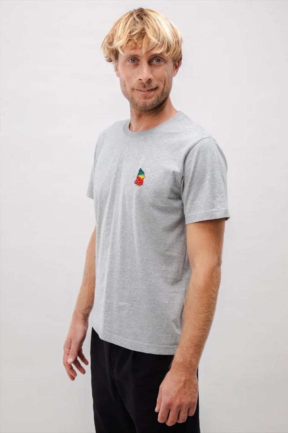 Brava - Grijze Peanuts Snow T-shirt