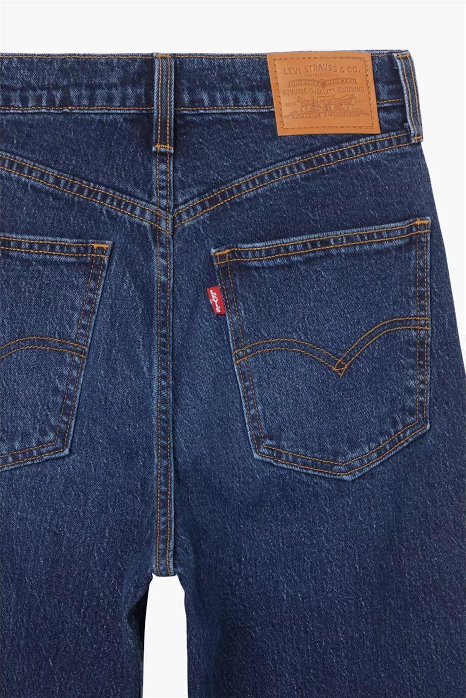 Levi's - Donkerblauwe 70s High Flare jeans