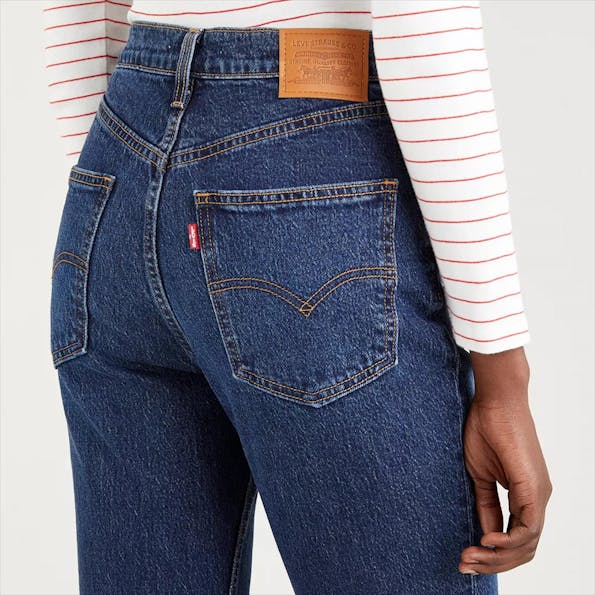 Levi's - Donkerblauwe 70s High Flare jeans