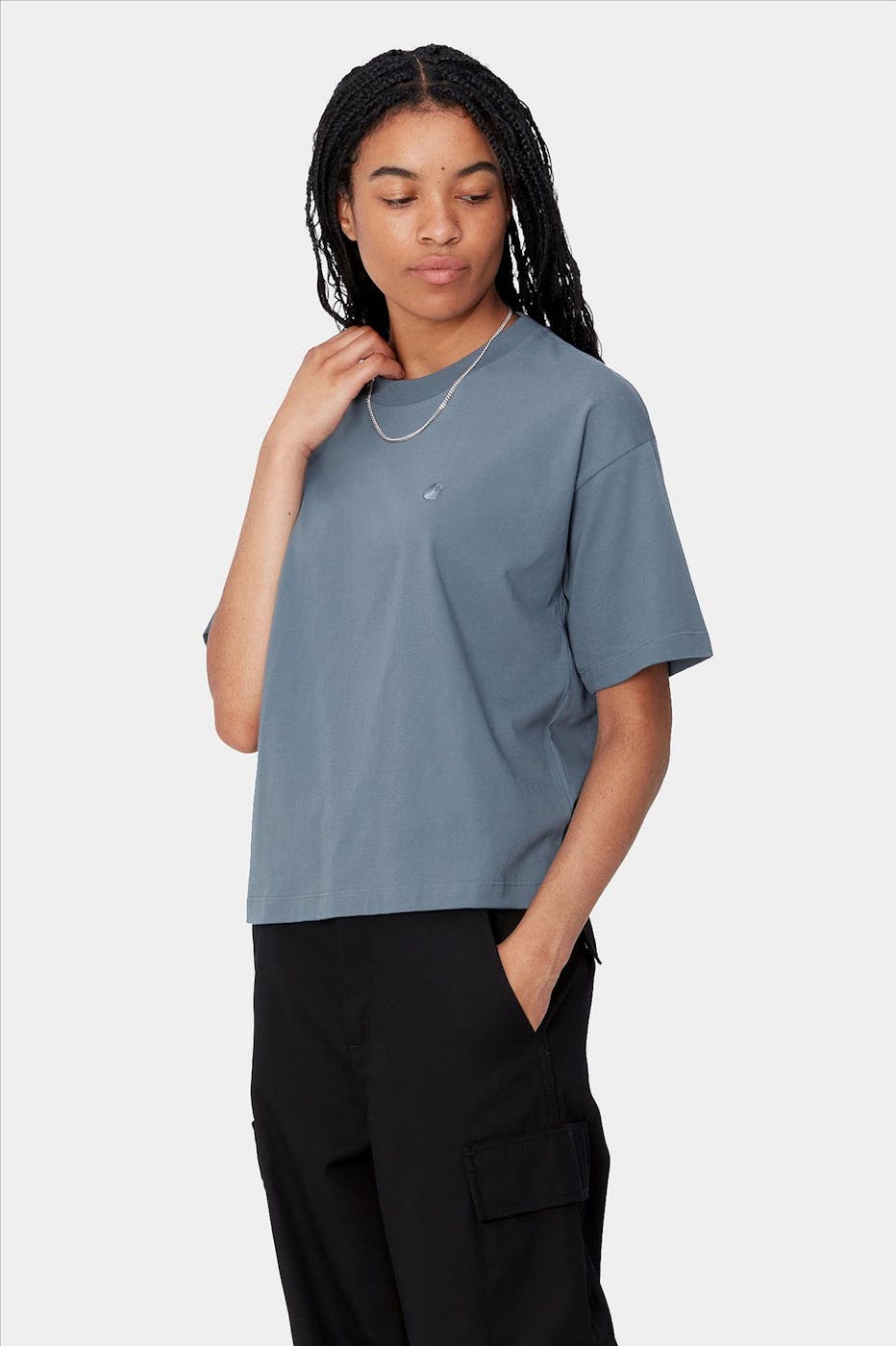 Carhartt WIP - Blauwe Chester T-shirt
