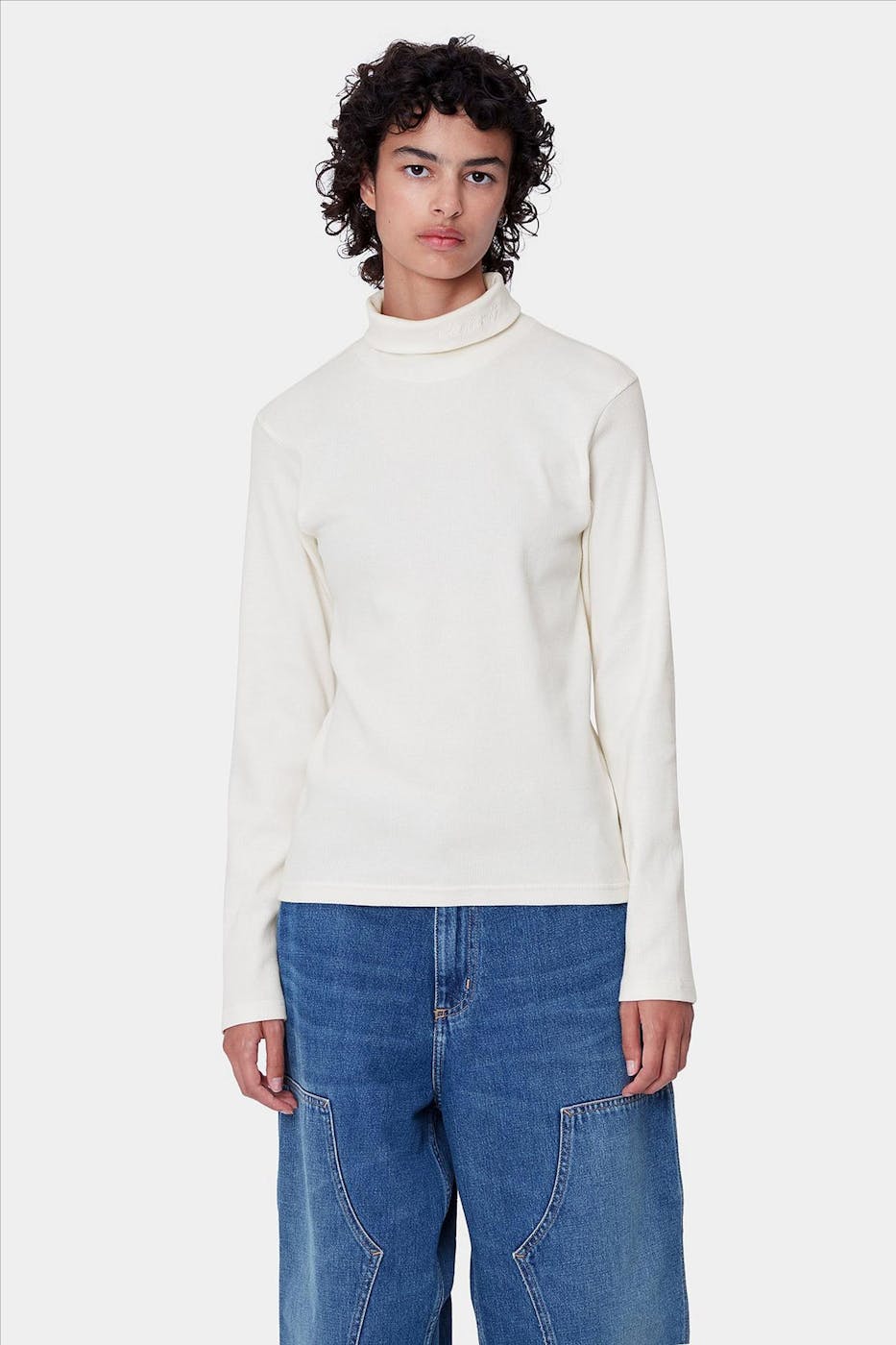 Carhartt WIP - Ecru Signature Mockneck T-shirt
