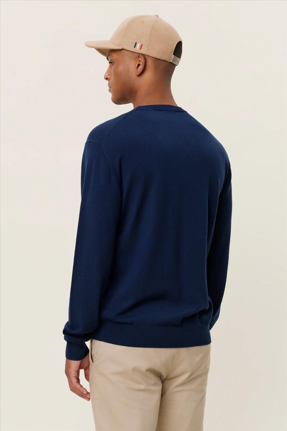 LES DEUX - Donkerblauwe Greyson trui
