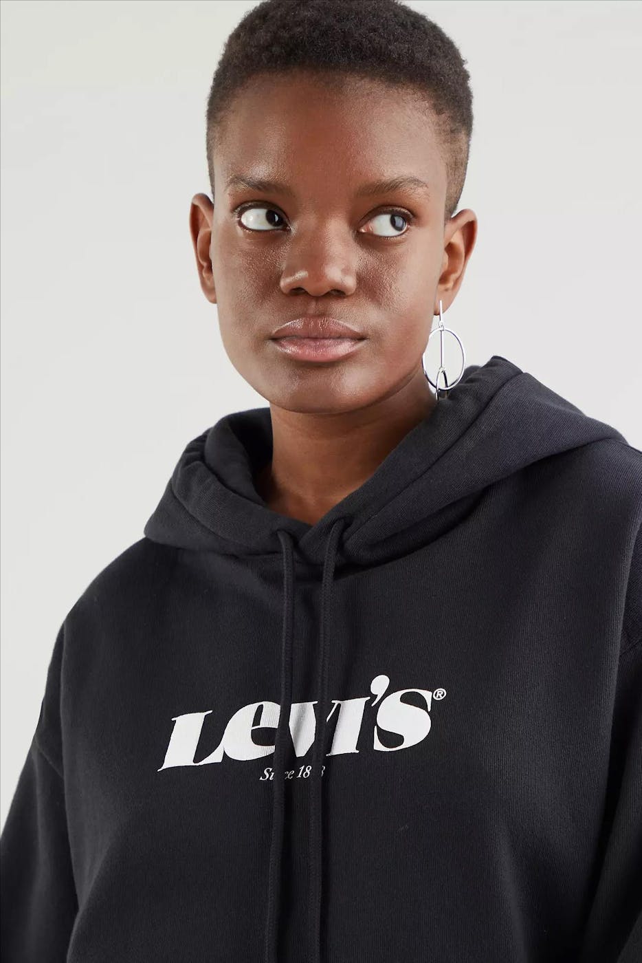 Levi's - Zwarte New Logo hoodie