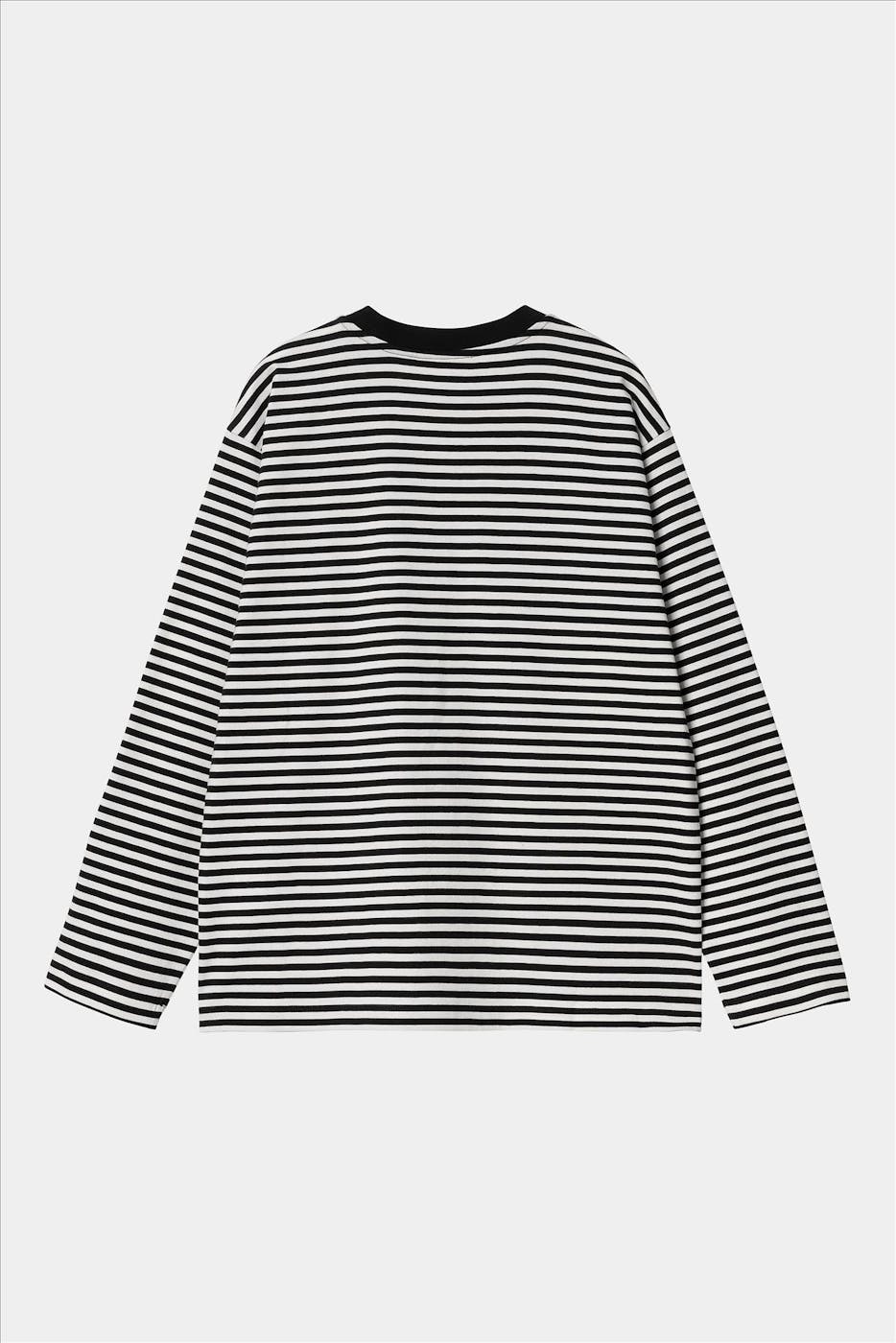Carhartt WIP - Zwart-Witte Verner Stripe T-shirt