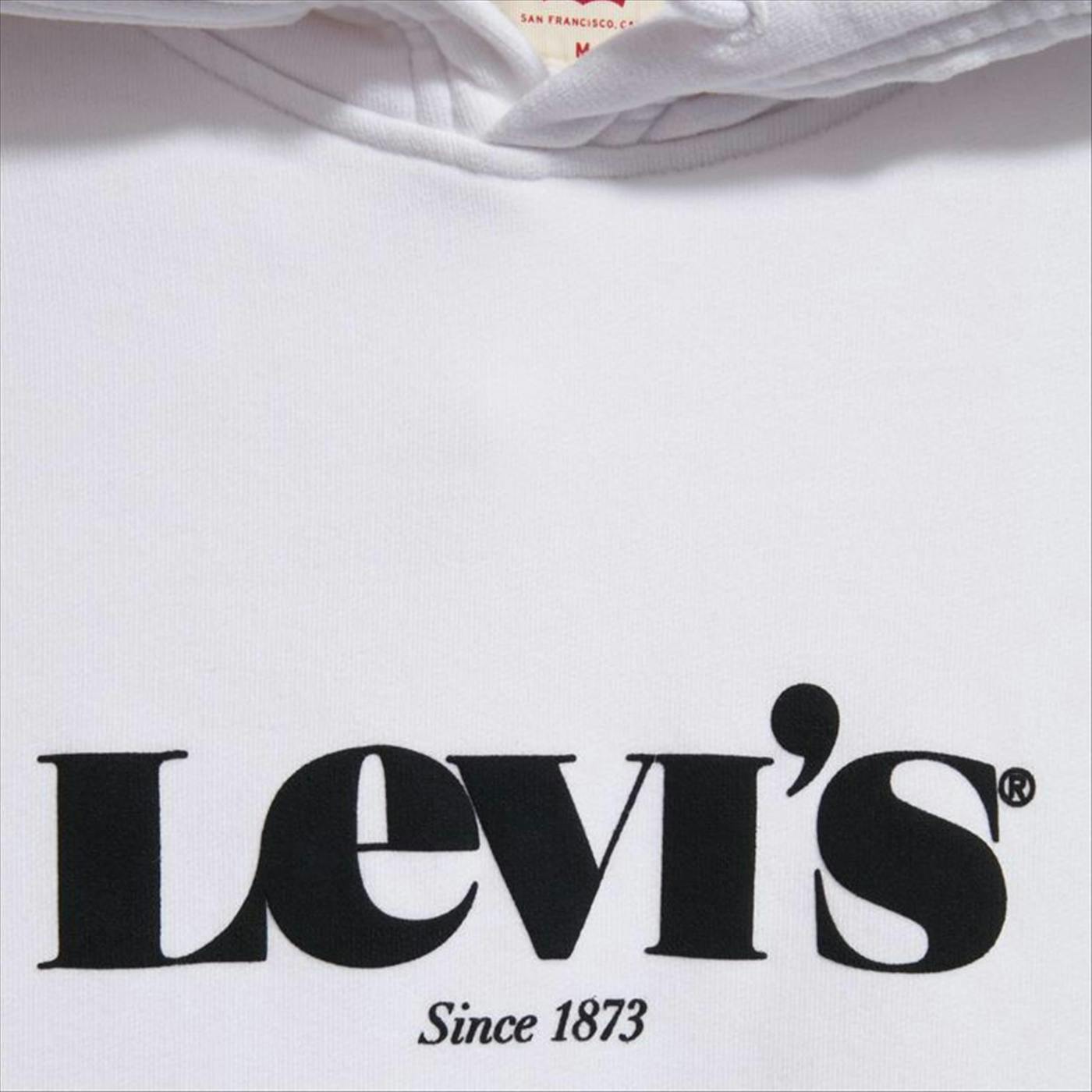 Levi's - Witte New Logo hoodie