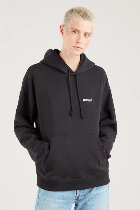 Levi's - Zwarte Small Embroidery Logo hoodie