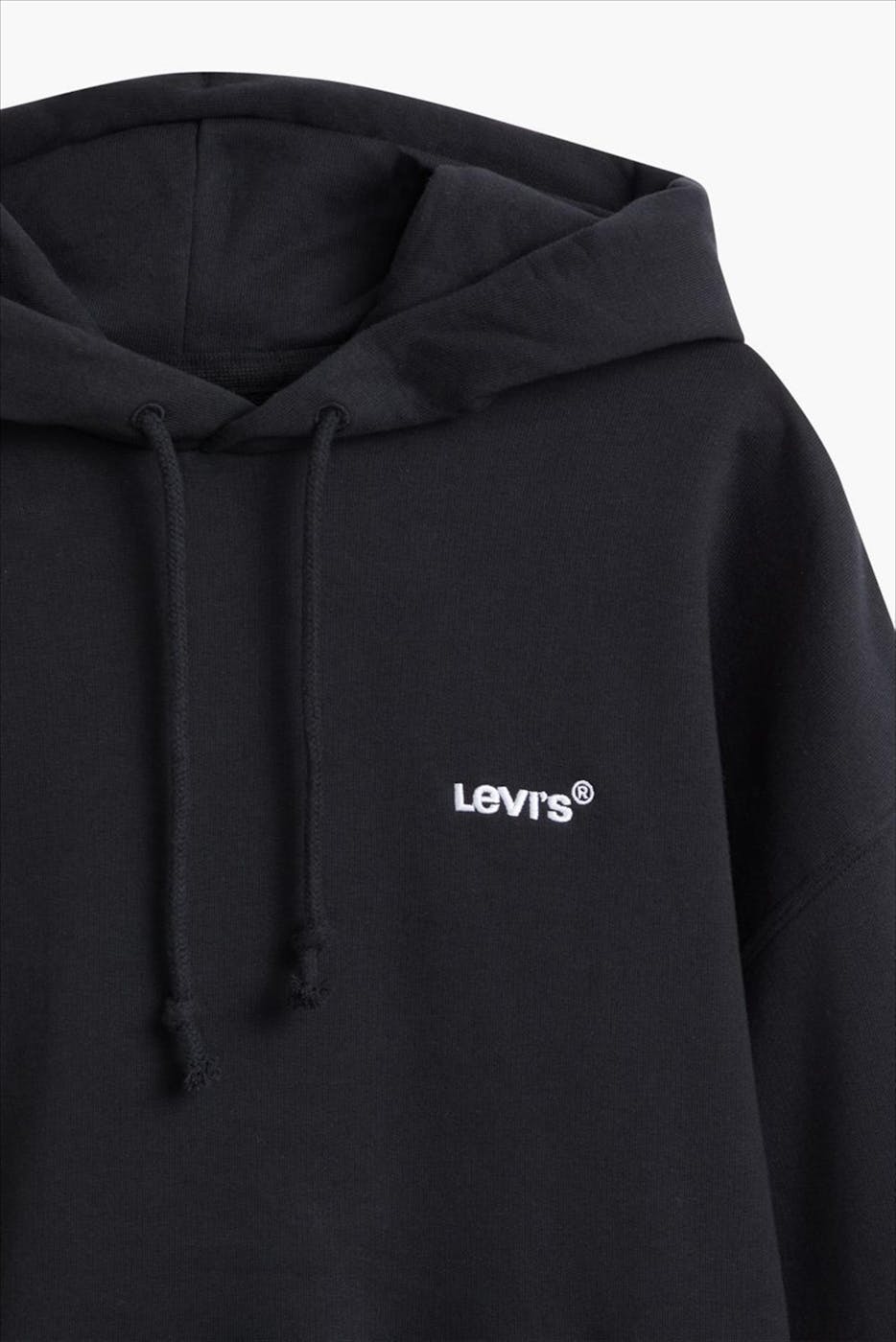 Levi's - Zwarte Small Embroidery Logo hoodie