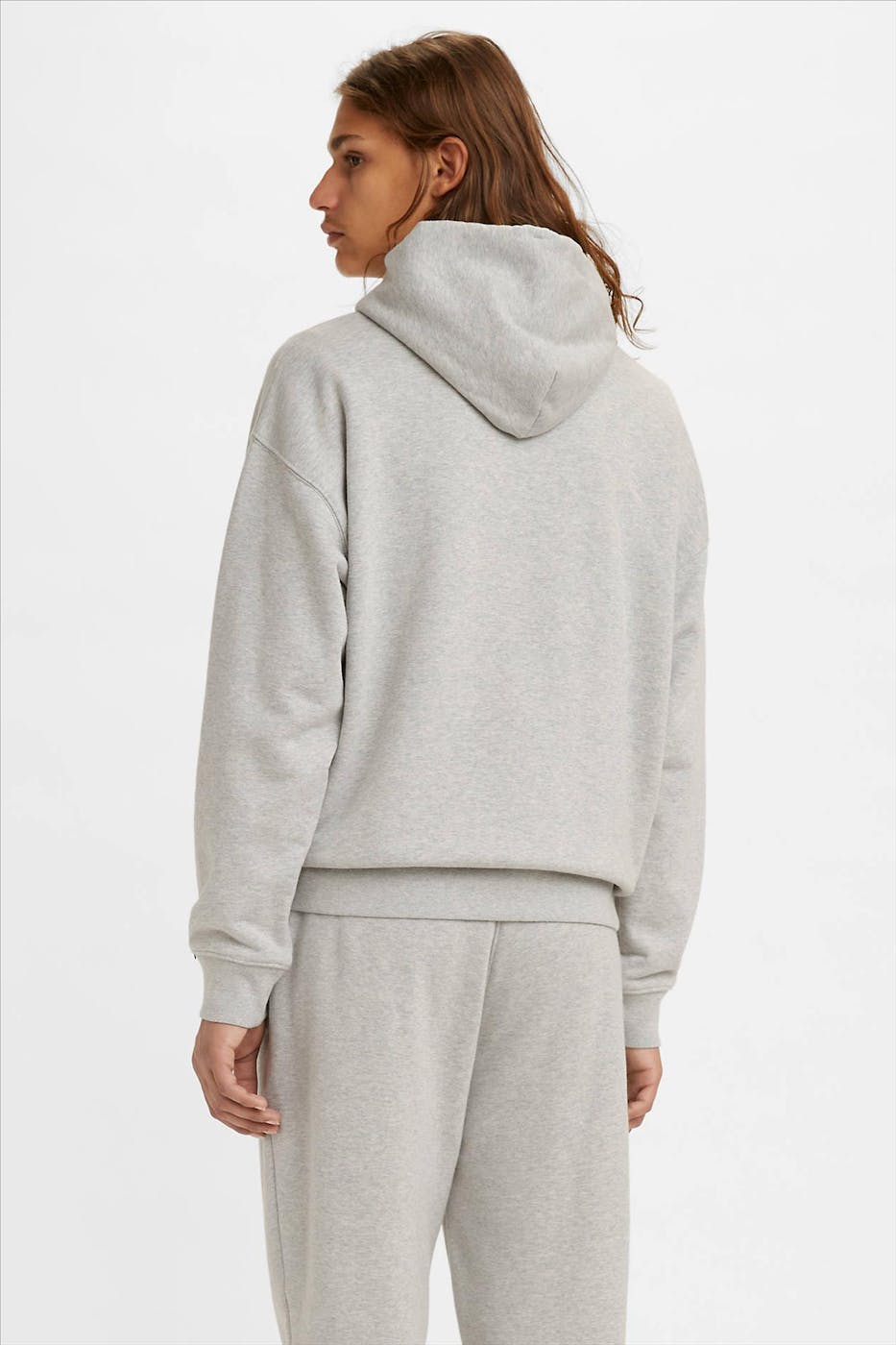 Levi's - Grijze Small Embroidery Logo hoodie