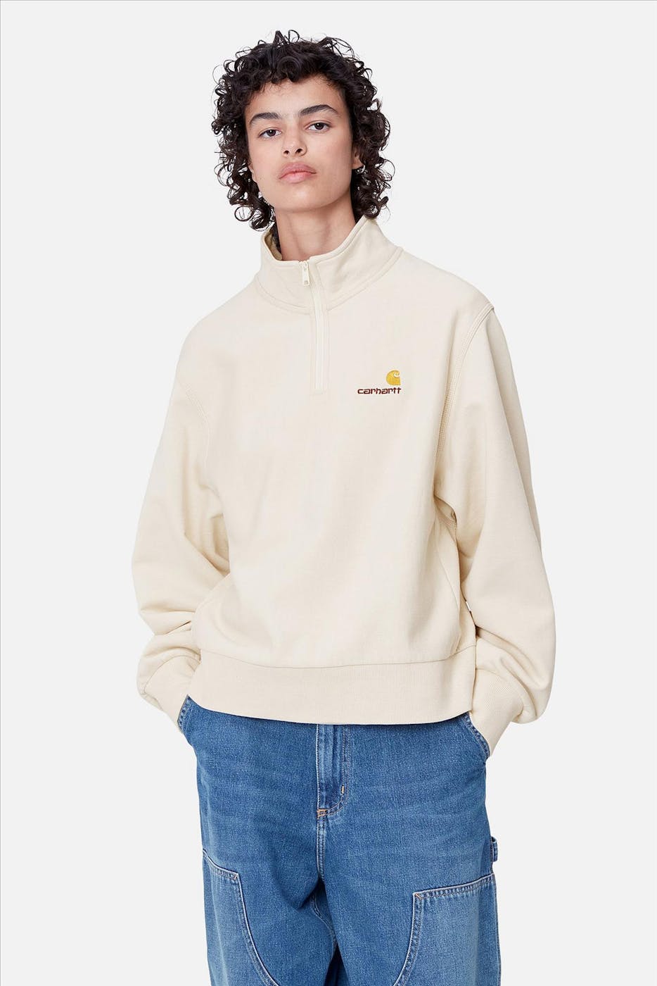 Carhartt WIP - Ecru High Neck sweater